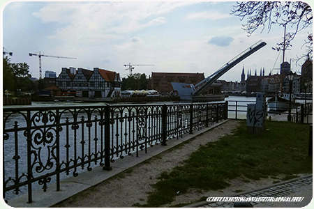 Разводной мост в Гданьске