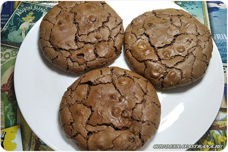 Вкусное домашнее шоколадное печенье