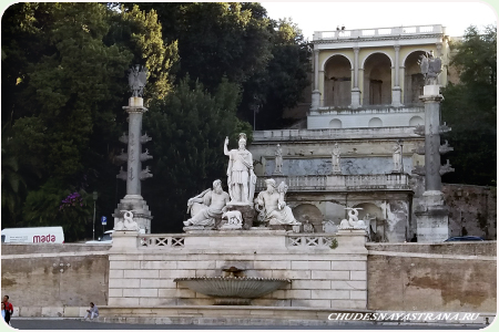 Площадь Дель Пополо в Риме