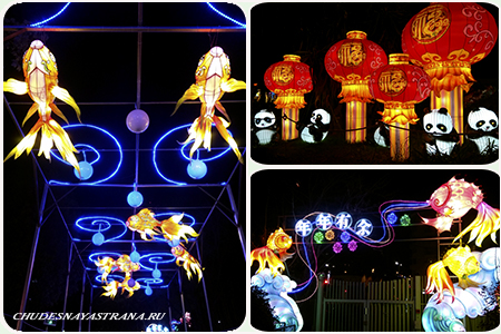 Необыкновенно красивые китайские фонарики